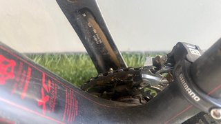 Bicicleta carbono tija telescópica