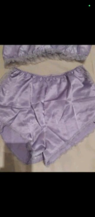 Pijama satén tirantes y short mujer