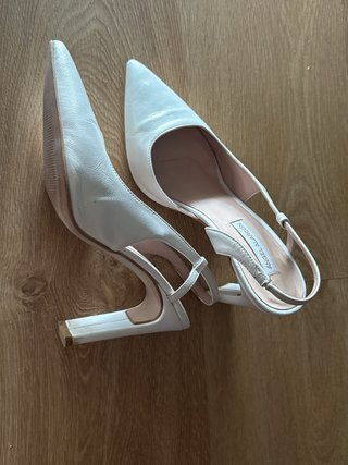 Zapatos de novia Angel Alarcón blancos