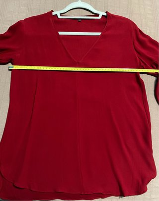 Blusa Massimo Dutti granate Talla M