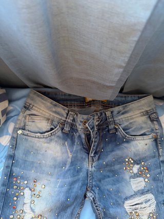 Vaqueros DISHE JEANS Milano con pedrería