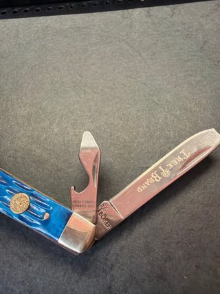 Coltellino Boker blu con albero