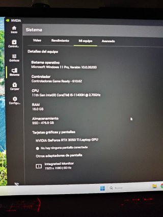 Asus TUF Gaming F15 RTX3050Ti