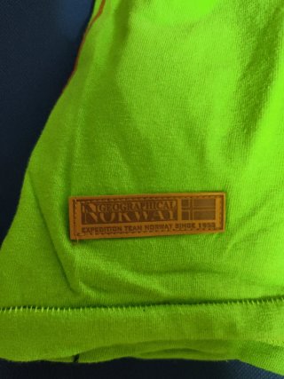 Camiseta Geographical Norway XL Verde