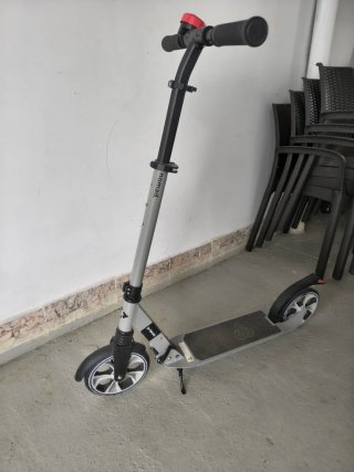 Patinete Monopatín Plegable Gris