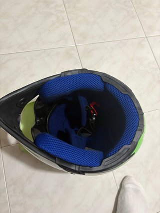 Casco Cross/Enduro con Maschera Colorata