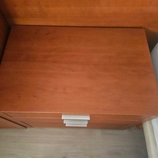 Dormitorio completo chapado en cerezo
