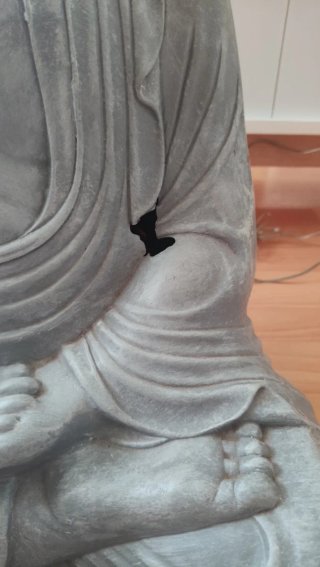 Buda efecto piedra 56 cm