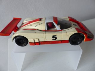 JAGUAR LE MANS SCALEXTRIC ( BLANCO - ROJO )