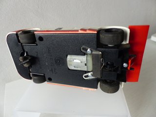 JAGUAR LE MANS SCALEXTRIC ( BLANCO - ROJO )