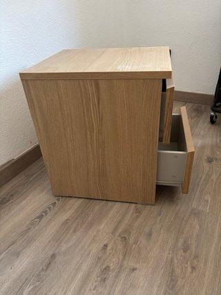 Cómoda 2 cajones madera MALM Ikea