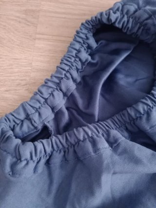 Falda danza del vientre vuelo azul