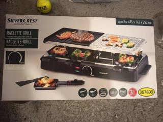Silvercrest Raclette Grill con piedra