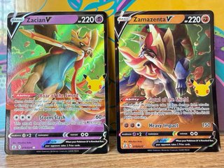 Zacian V y Zamazenta V 25 Aniversario