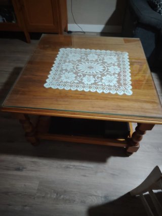 Conjunto modular vitrina y mesa centro