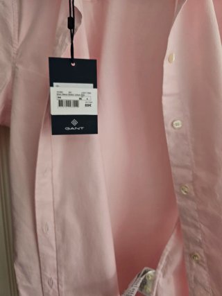 Camisa Gant Rosa Manga Corta.