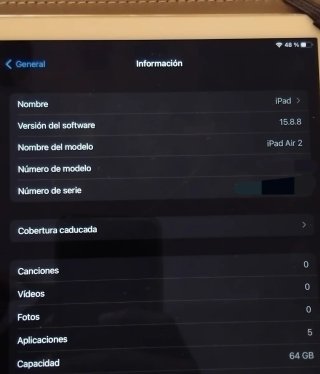 iPad Air 2 Dorado