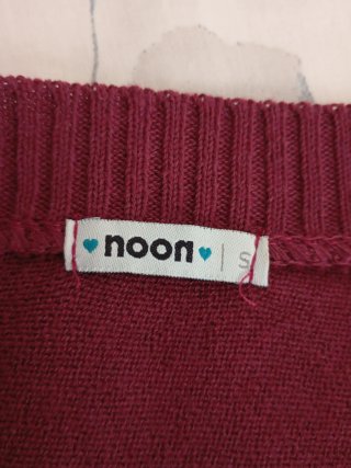 Top asimétrico burdeos Noon Talla S