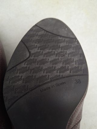 Zapatos Pitillos Mujer Marrones Tacón Cómodo