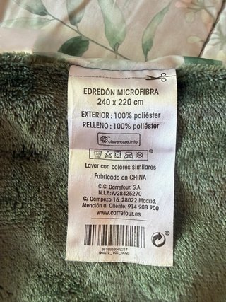 Edredón Microfibra 240x220 cm