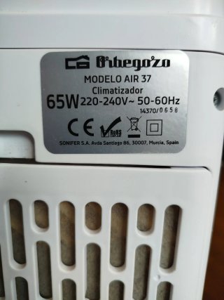 Climatizador Orbegozo AIR 37 Blanco