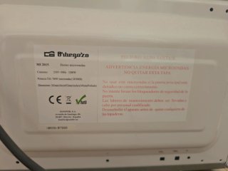 Microondas Orbegozo MI2015
