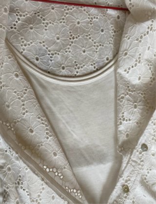 Vestido Massimo Dutti blanco
