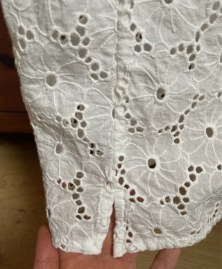 Vestido Massimo Dutti blanco