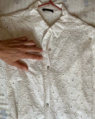 Vestido Massimo Dutti blanco