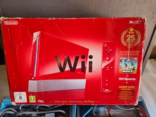 Nintendo Wii Vermelho Edição New Super Mario Bros.