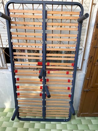 Base Cama Metal y Madera nuevo