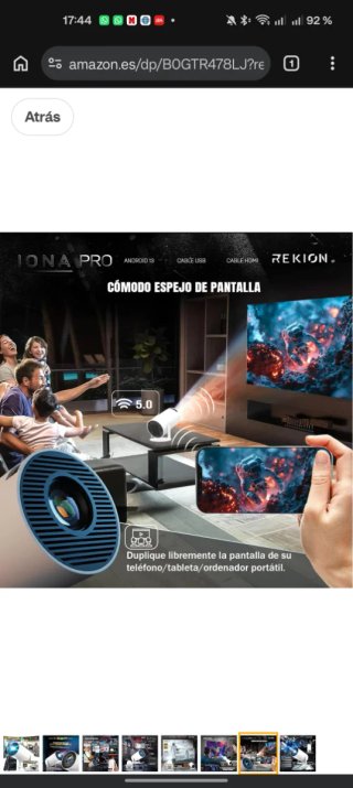Proyector Portatil HY.300 4K + Pantalla 60"