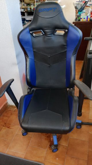Silla Gaming Drift Negra y Azul