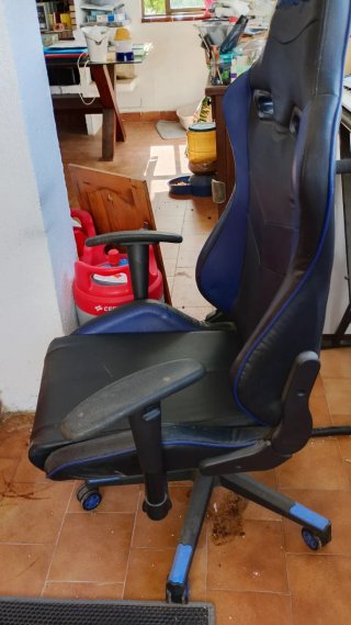 Silla Gaming Drift Negra y Azul