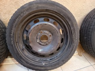 Llantas Hierro Ford Fiesta + Neumáticos 195/60R15