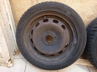 Llantas Hierro Ford Fiesta + Neumáticos 195/60R15