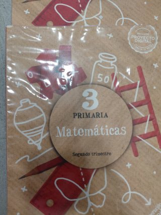 Matemáticas 3 Primaria, sin subrayar. 3 libros