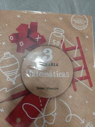 Matemáticas 3 Primaria, sin subrayar. 3 libros