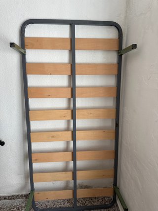 Estructura Cama Metal y Madera