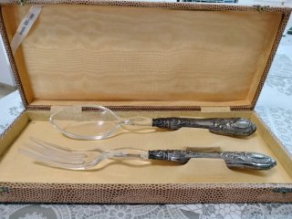 Set posate vintage punzone 800