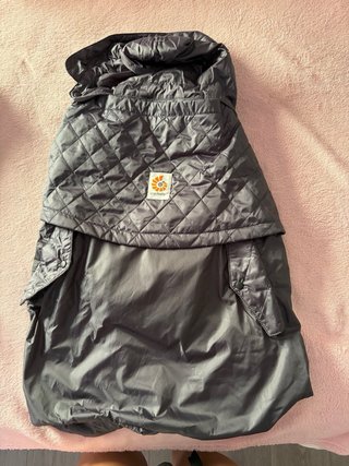 Mochila Porta Bebés Ergobaby Gris y cubre mochila