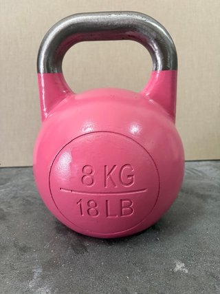 Kettlebell 8 kg (18 LB) Rosa