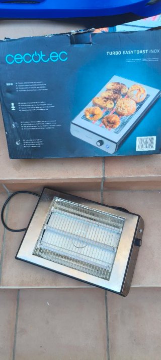 Tostadora Cecotec Turbo Easytoast Inox