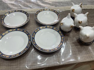 Set 4 mini tazzine da collezione