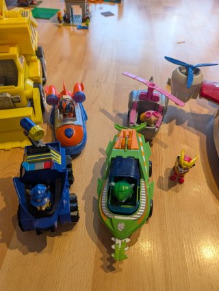 Pack 6 Vehículos Patrulla Canina