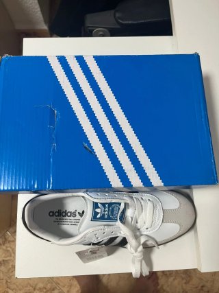 Zapatillas Adidas Blancas y Azules