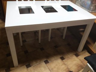 Mesa comedor extensible 90x130 a 170cm