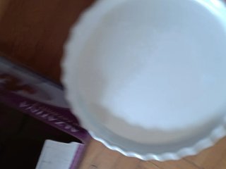 Alzatina in ceramica bianca