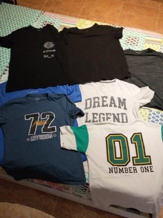 Lote 7 Camisetas Talla S/M