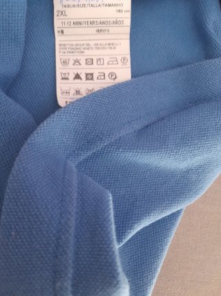 Polo United Colors of Benetton azul